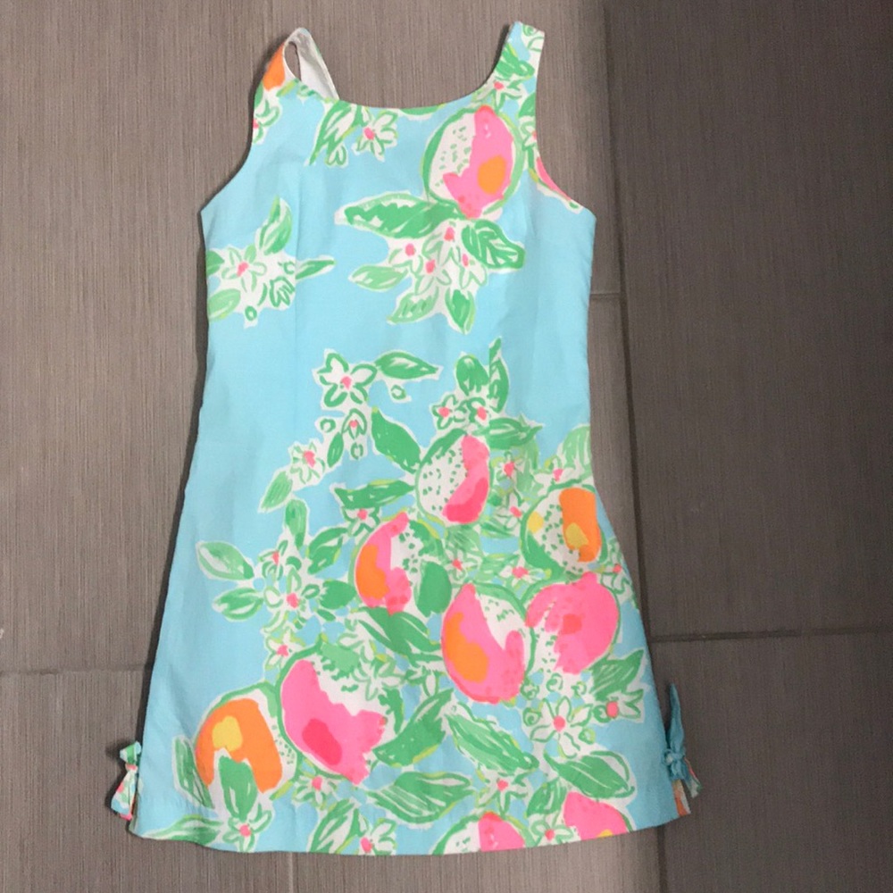 Lily Pulitzer pink lemonade shift dress (girls)